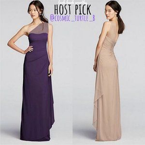 lapis bridesmaid dress